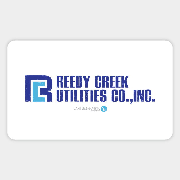 Reedy Creek Utilities Magnet by RetroWDW